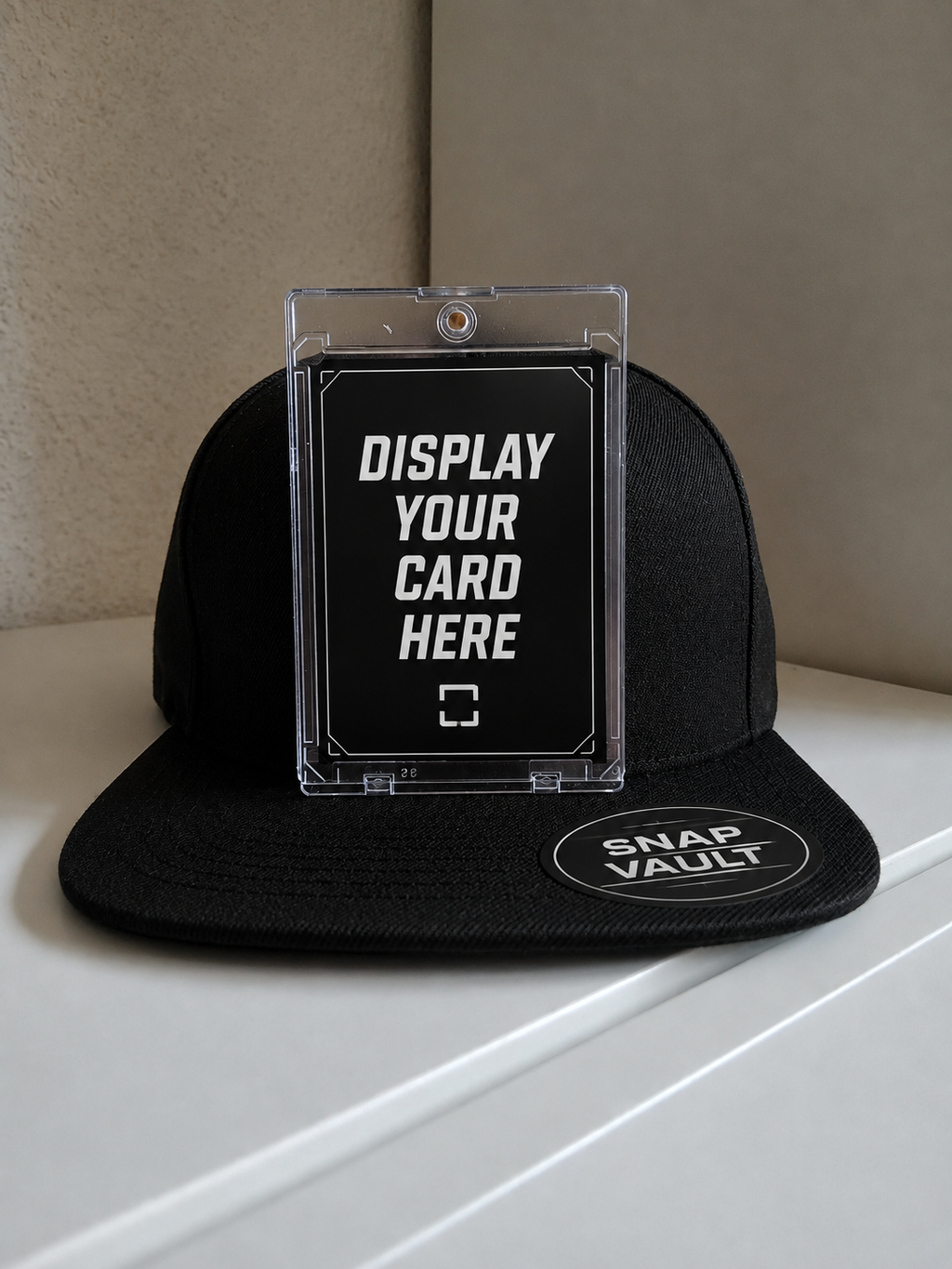 Snap Vault Cap — Modular Magnetic Snapback | Free Faceplate & Card Display Included