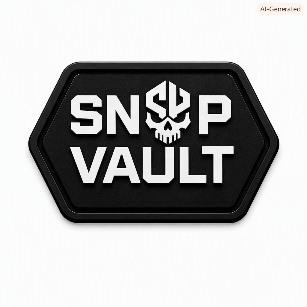 Snap Vault Logo Plate x2