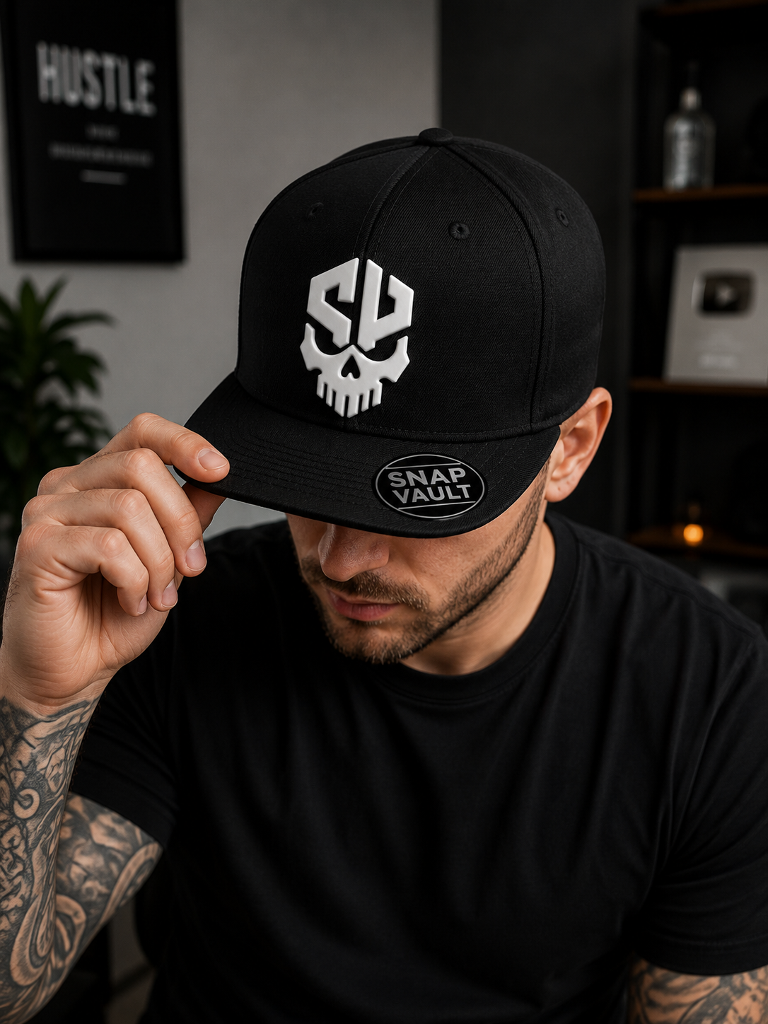 Snap Vault Cap — Modular Magnetic Snapback | Free Faceplate & Card Display Included